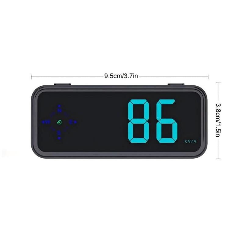 Car HUD Speedometer, USB Plug & Play Car Head up Display, Car Speedometer with KM/H & MPH Switch, Suitable for All Models, Car Electronics