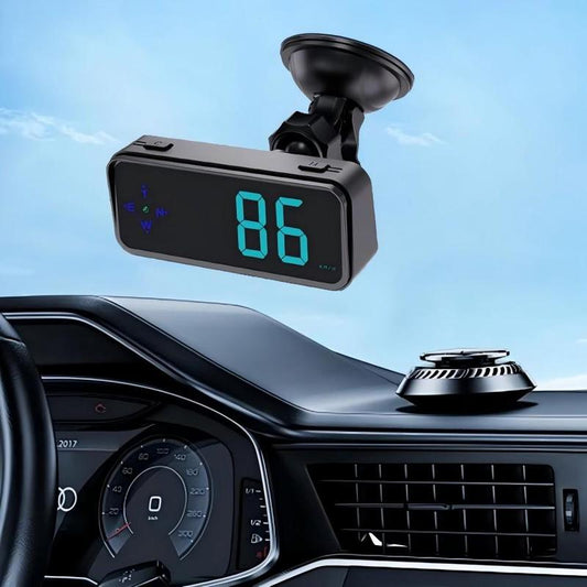 Car HUD Speedometer, USB Plug & Play Car Head up Display, Car Speedometer with KM/H & MPH Switch, Suitable for All Models, Car Electronics