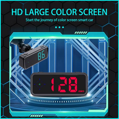 Car HUD Speedometer, USB Plug & Play Car Head up Display, Car Speedometer with KM/H & MPH Switch, Suitable for All Models, Car Electronics