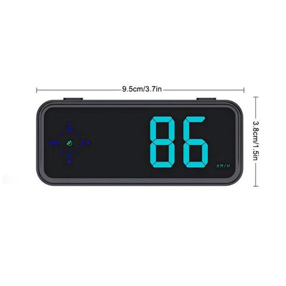 Car HUD Speedometer, USB Plug & Play Car Head up Display, Car Speedometer with KM/H & MPH Switch, Suitable for All Models, Car Electronics